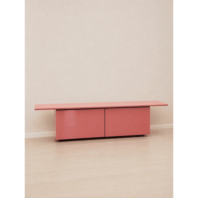 Sheraton-Style Low Sideboard by Giotto Stoppino and Ludovico Acerbis for Acerbis, 1970s, in Flawless conditions. Designed...