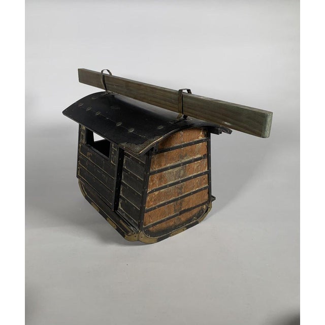 Asian Japan, 19th Century Meiji Era (1868 - 1912) Miniature Palanquin Known as "norimono" For Sale - Image 3 of 10