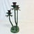 1970s Vintage Coastal Boho Chic Tole Palm Tree 3-Arm Candelabra. For Sale - Image 6 of 11