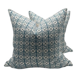 Peter Fasano Pasha Atlantic Pillows- A Pair For Sale