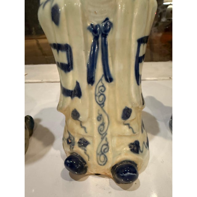 Two Chinese Zodiac Statues - Serpent, Rooster and Goat For Sale - Image 10 of 10