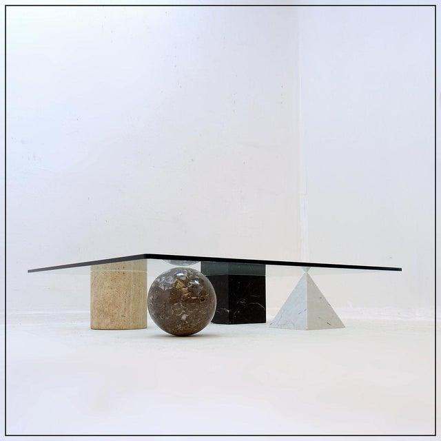 Metafora Coffee Table by Lella and Massimo Vignelli for Casigliani, 1979 For Sale - Image 13 of 13
