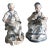 Vintage Colonial Figurines Marked KPM and Numbered, 2 For Sale