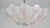 Gorgeous Murano glass ceiling lamp, perfect for decorating a large space in pink and transparent murano glass leaves The...