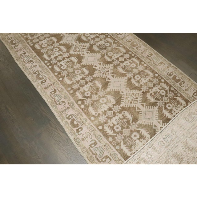 Persian Malayer Vintage Wide Long Runner rug no.j4752 For Sale - Image 9 of 9