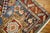 Antique Persian Heriz rug with a geometric motif on a navy blue ground. Great condition and quality. If you appreciate and...