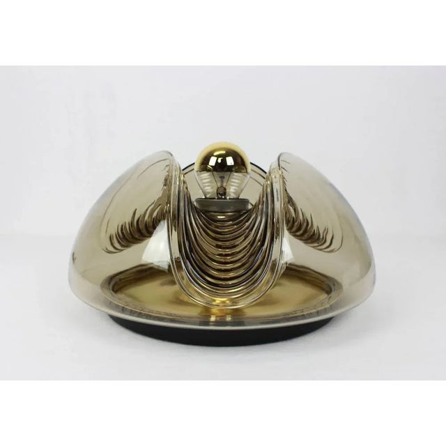 1970s Large Wall Sconce Flush Mount by Koch & Lowy for Peill & Putzler, Germany For Sale - Image 5 of 8