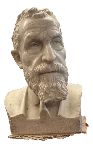 Guido Galetti, Bust Sculpture, 1948, Marble