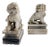 Vintage Carved Soapstone Chinese Foo Dogs- a Pair For Sale