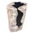 Andrianna Shamaris Abstract High Quality Petrified Wood Side Table For Sale