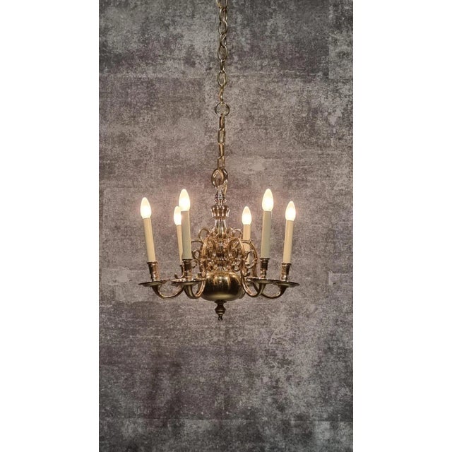 Vintage Rembrandt Chandelier, 1970s For Sale - Image 12 of 12