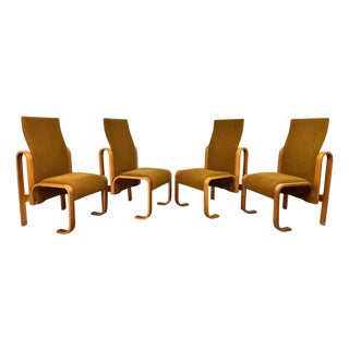 Stockholm Czechoslovak Embassy Chairs by Jan Bočan, 1972, Set of 4 For Sale