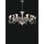 Collection Diamante Chandelier in Metal and Crystal by Jago For Sale - Image 6 of 9