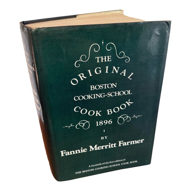 The Original Boston Cooking School Cookbook 1896 by Fanny Merritt Farmer For Sale