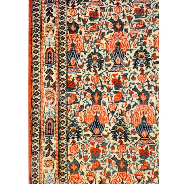 Persian Early 20th Century Tehran Rug For Sale - Image 3 of 7