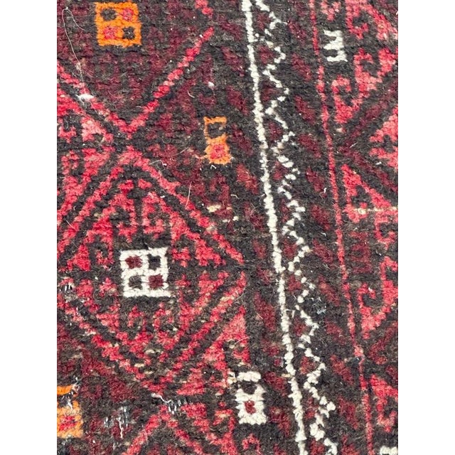 Mid-Century Turkmen Baluch Rug, 1950s For Sale - Image 14 of 18