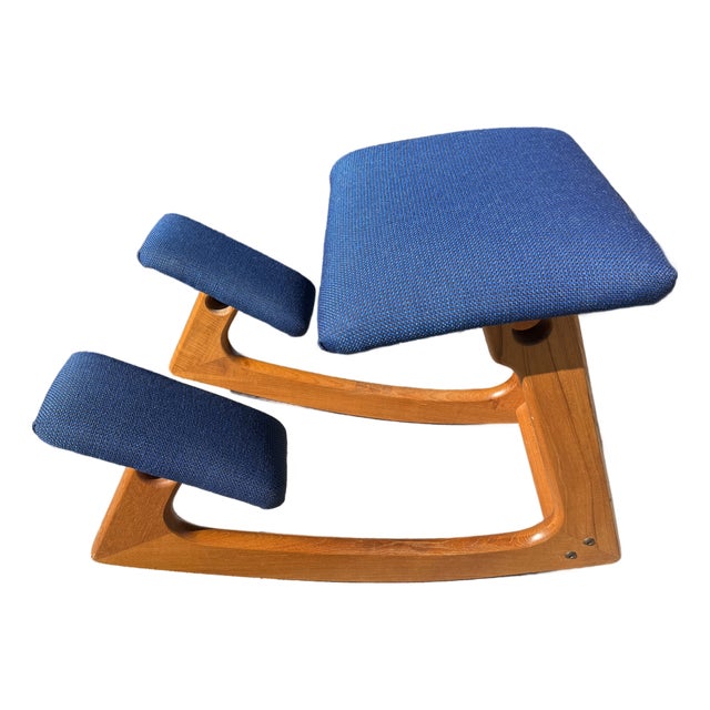 1980s Danish Teak Ergonomically Balens Chair For Sale