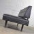 Mid 20th Century Vintage Mid Century Modern Black Vinyl Faux Leather Convertible Sofa by Universal of High Point For Sale - Image 5 of 13