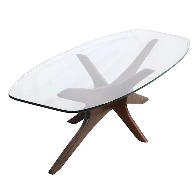 Iconic Mid Century "Jacks" coffee table, designed by Adrian Pearsall, made by Crafts Associates, circa 1950/60's. This...