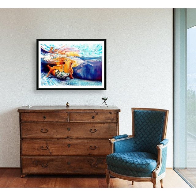 Maude Ovize, Flamboyant Summer Bath, 2021, Screenprint For Sale - Image 6 of 7