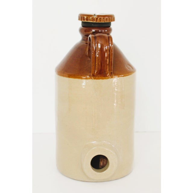 Mid 20th Century Vintage English Glazed Stoneware Jug/Pearsons of Chesterfield For Sale - Image 5 of 7