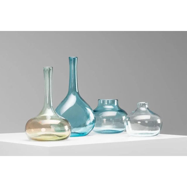 Crazy Bottles Vases by Claude and Florence Morin, Dieulefit, France, 1970s, Set of 4 For Sale - Image 3 of 18