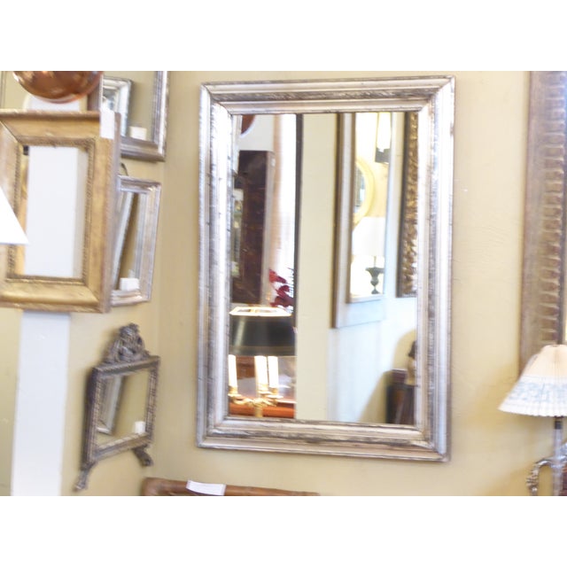 Wood 19th Century Silverleaf Mirror For Sale - Image 7 of 8