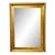 Contemporary Gilded Beveled Wall Mirror For Sale
