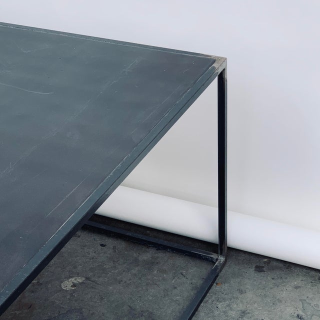 Not Yet Made - Made To Order Minimalist 'Filiforme' Patinated Steel Coffee Table by Design Frères For Sale - Image 5 of 8