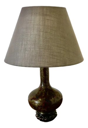 Cloisonné Baluster Urn Table Lamp, 1920s