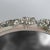 Victorian Large Antique Silver Plate Round Serving Tray With Grape & Leaf Border C1890 For Sale - Image 3 of 6