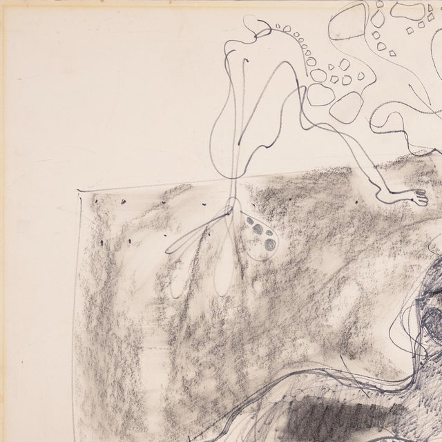 1980s 'Abstract Figural' by Suzanne Gertz, Woman Artist, Art Institute of Chicago, San Bernardino For Sale - Image 5 of 8