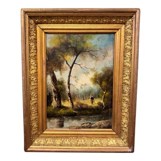 19th Century French Oil Painting For Sale