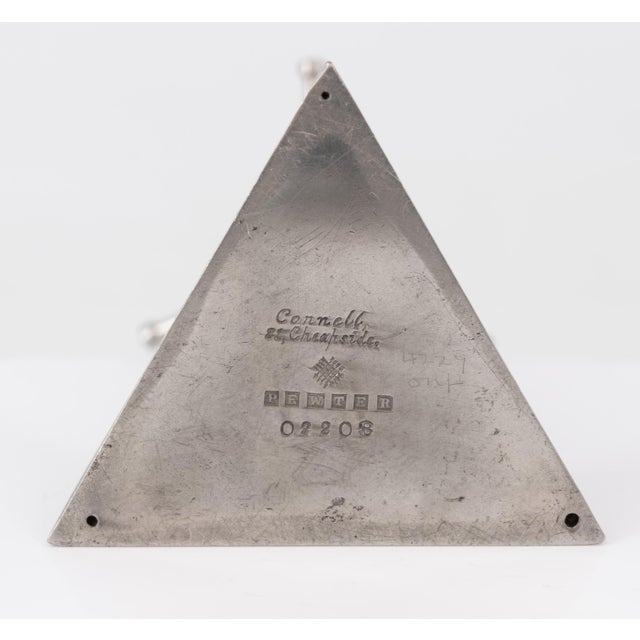 Art Nouveau Pewter and Cabochon Ring Tree Holder by G. L. Connell, London, 1900s For Sale - Image 5 of 9