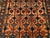 Antique Persian Malayer Area Rug, Hand-Knotted Wool, Geometric Pattern, 4x5, Red & Navy For Sale - Image 16 of 16