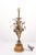 Metal Frederick Cooper Floral Italian Tole Table Lamp. 1960s Italy For Sale - Image 7 of 8