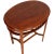 Oval Walnut Occasional Table by Josef Hoffmann for Wiener Werkstätte, 1910s For Sale - Image 3 of 8
