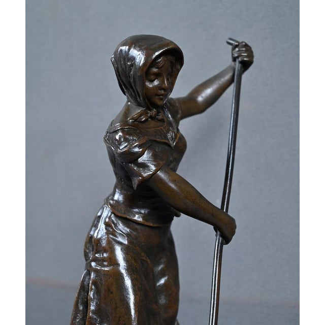 Grisard, The Haymaker, 1930, Bronze For Sale - Image 12 of 18