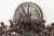Black Forest 1900s Carved Wooden Plaque with Chamois Motif, Foliage and Mirror For Sale In Atlanta - Image 6 of 10