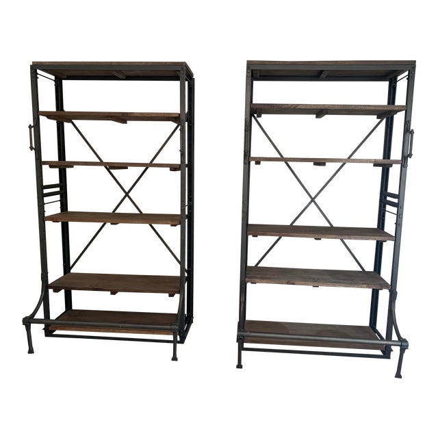 Restoration Hardware French Library Bookcases a Pair Chairish