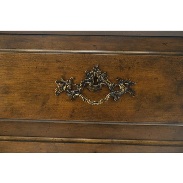 Baker Slant Drop Front Secretary Desk 3 Drawers Chest MINT For Sale - Image 14 of 18