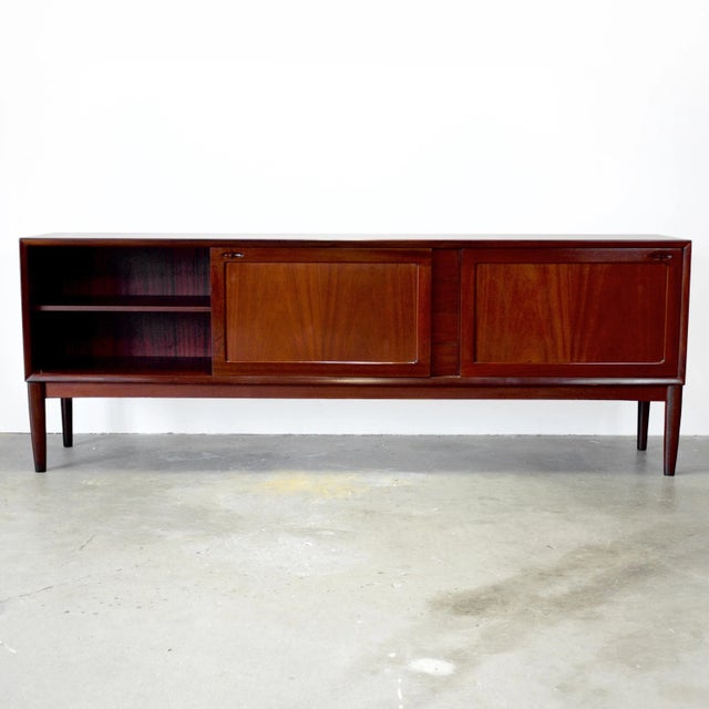Mid-Century Modern 1960s Bramin Møbler Mahogany Sideboard Designed by h.w. Klein For Sale - Image 3 of 17
