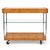 Modern 1970s Modern Extendable Burl Olivewood & Chrome Bar Cart Att. Milo Baughman For Sale - Image 3 of 4