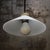 Mid-Century French White Mat Opaline Glass & Brass Pendant Light For Sale - Image 9 of 14