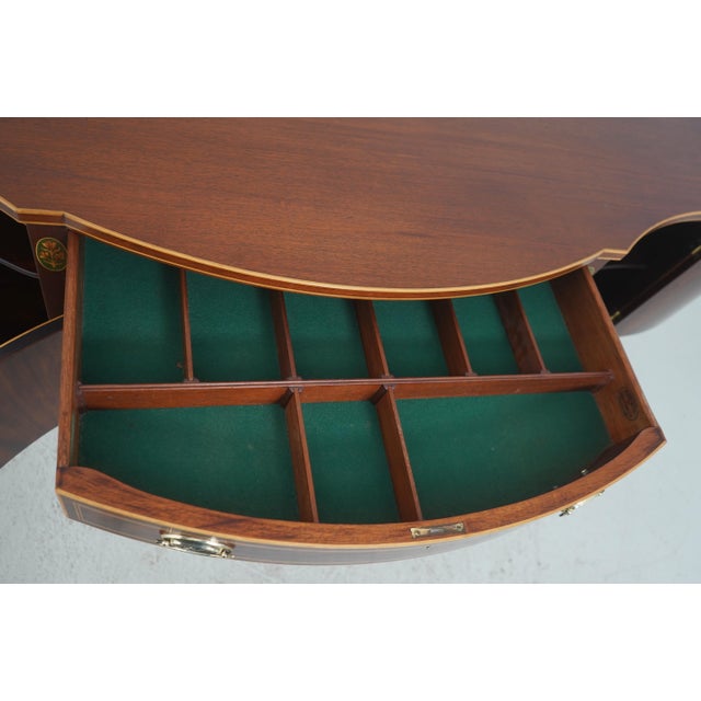 Pothast Bros. Mahogany Federal Style Sideboard For Sale - Image 4 of 18