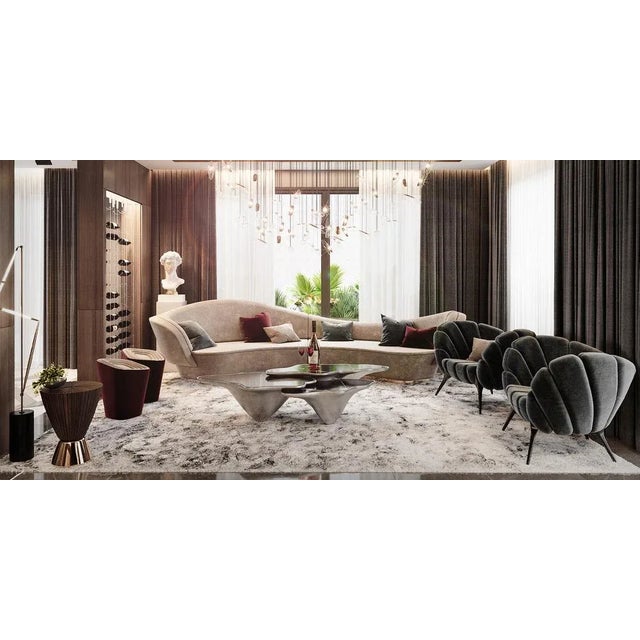 Set of Goathi Stools by Alma de Luce For Sale - Image 6 of 11