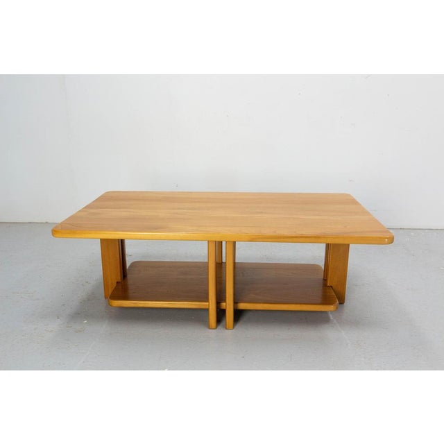 French Chestnut Coffee Table, 1980 For Sale - Image 4 of 10