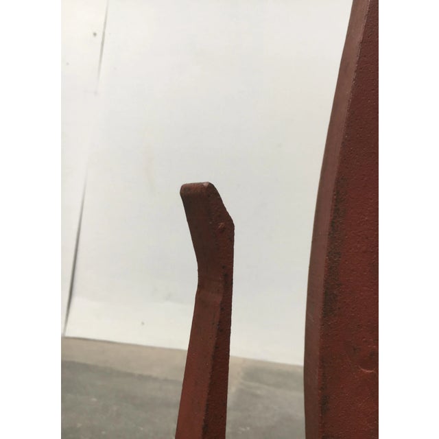 Mid-Century Metal Crane Bird Sculpture For Sale - Image 15 of 18