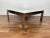 Stone 1970s Chrome & White Modern Marble Coffee Table Attributed to the Pace Collection For Sale - Image 7 of 12