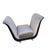 Lavender Late 20th Century Art Deco Guglielmo Ulrich Style Scuptural Benches Newly Reupholstered - Pair For Sale - Image 8 of 8